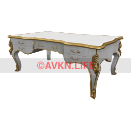 Baroque Richelieu Writing Desk - Light