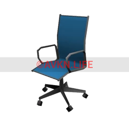 Modern Office Desk Chair - Blue