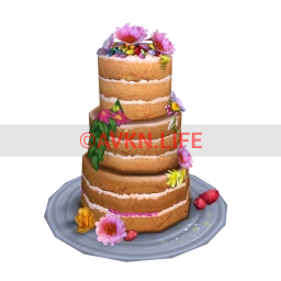 Festival Wedding Naked Cake