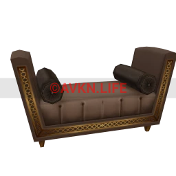 Luxe Golden Sands Ottoman