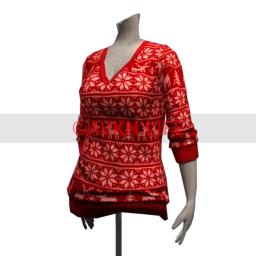 Festive V-Neck Jumper - Wish