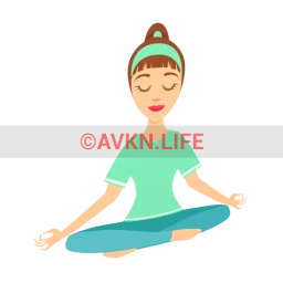 Yoga Meditation Sticker