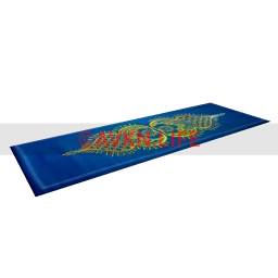 Blue Lotus Yoga Mat - Interactive