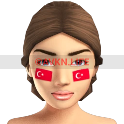 Turkish Flag Facepaint