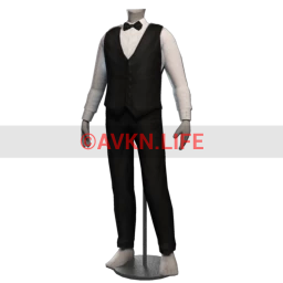 SHFTR Black Tie Waiter Uniform