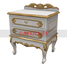 Baroque Athos Chest of Drawers - Light