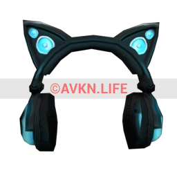 Cyber Kitty Headphones - Blue