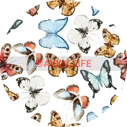 LOFT Butterfly Wallpaper