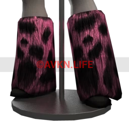 Cybergoth Monster Fur Boots - Pink