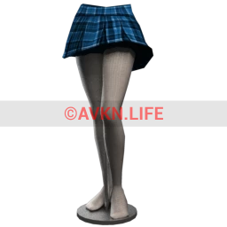 Ayuri's Tartan Skirt - Blue