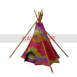 Rainbow Carousel Tipi Tent