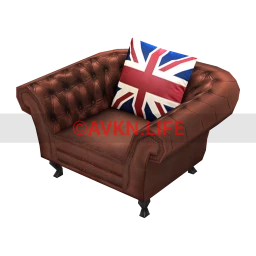 Union Jack Chesterfield Armchair