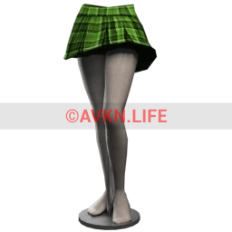 Ayuri's Tartan Skirt - Green
