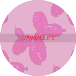 Balloon Dog Wallpaper (Pink)