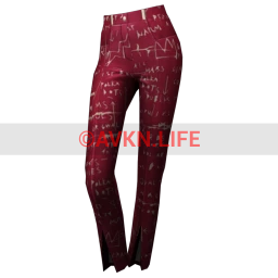 Front Row Doodle Trousers (Red)