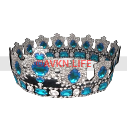 Bijourterie Fashion King Crown (Aquamarine)