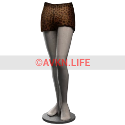 Yume Faux Fur Leopard Shorts