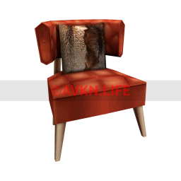 Loft Rust And Fire Armchair