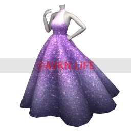 La Haute Couture Flowering Majesty Dress (Lilac)