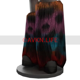 Cybergoth Monster Fur Boots - Rainbow