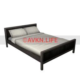 Essential Double Bed - Grey