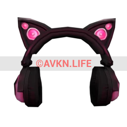 Cyber Kitty Headphones - Pink