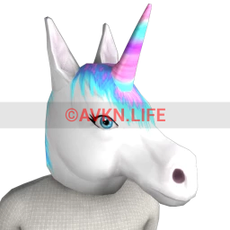 Cosmos Rainbow Unicorn Mask