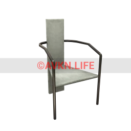 Minimalist Ash Slab Dining Chair