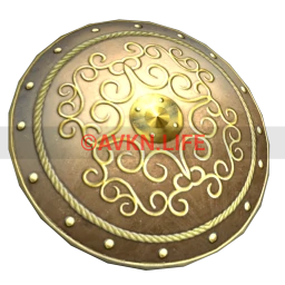 Cosmos Polished Gold Shield 